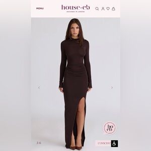 House of CB Anais Chocolat Dress